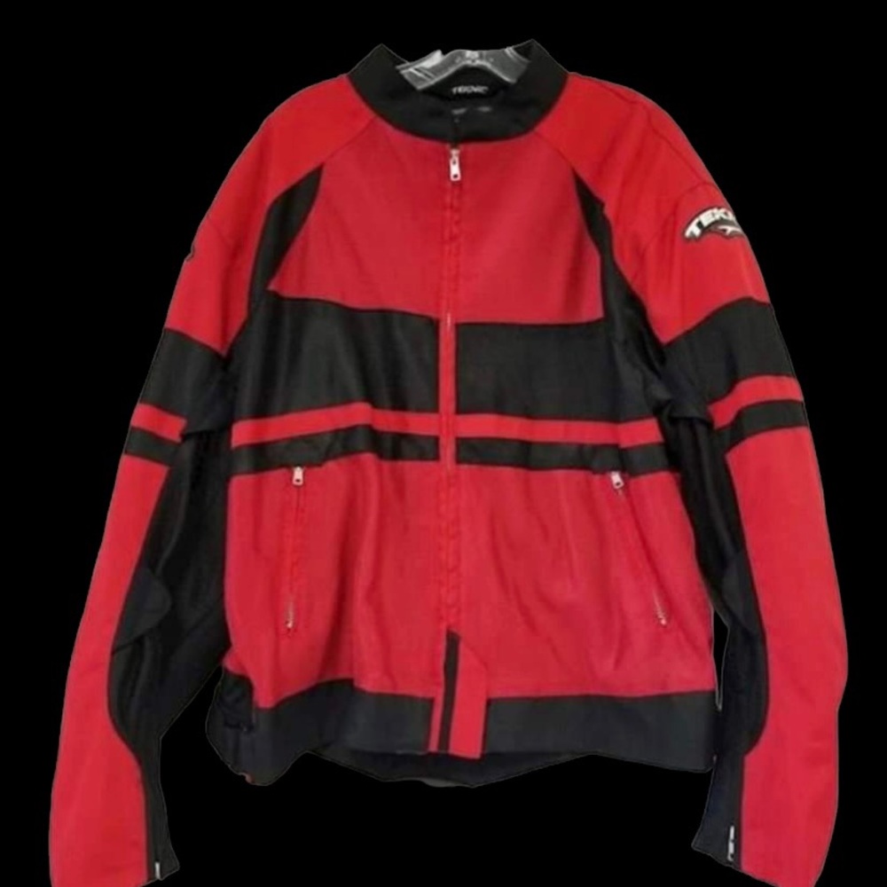 Jacket Motorcycle jacket.Men's Teknic Armored Motorcycle Jacket
 Size 18/46